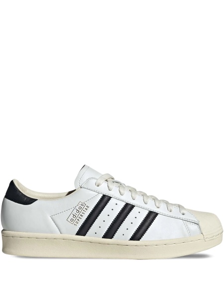 Sneakers adidas Originals superstar albi din piele