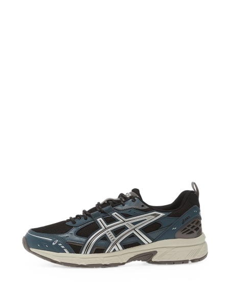 Sneakers ASICS albastri din piele eco si plasa