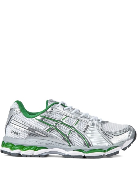 Sneakers ASICS albi din material textil si poliuretan