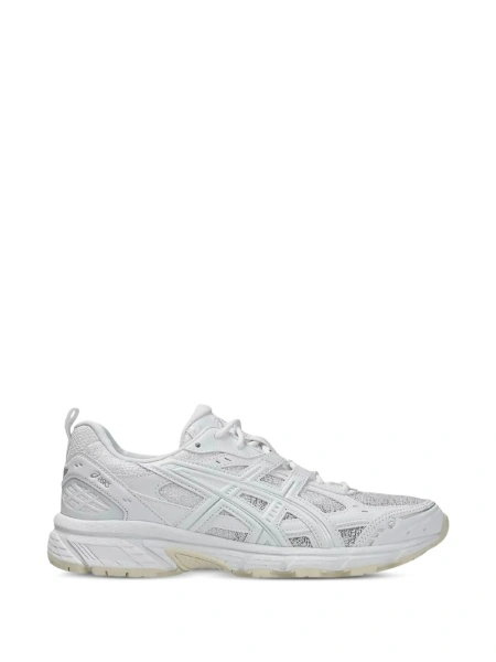 Sneakers ASICS albi din poliuretan si plasa