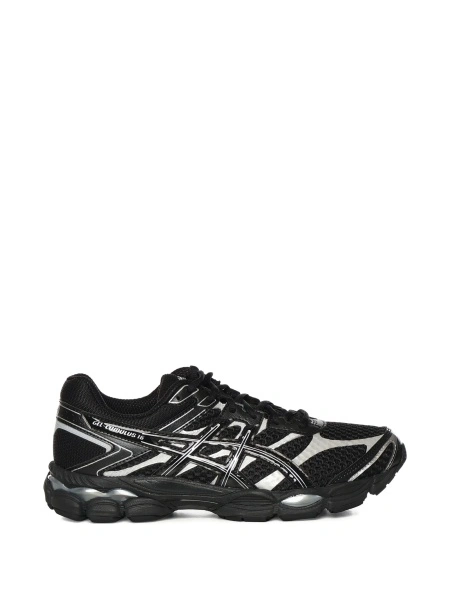 Sneakers ASICS negri din cauciuc si plasa