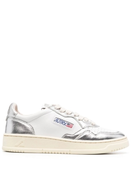 Sneakers AUTRY albi din piele