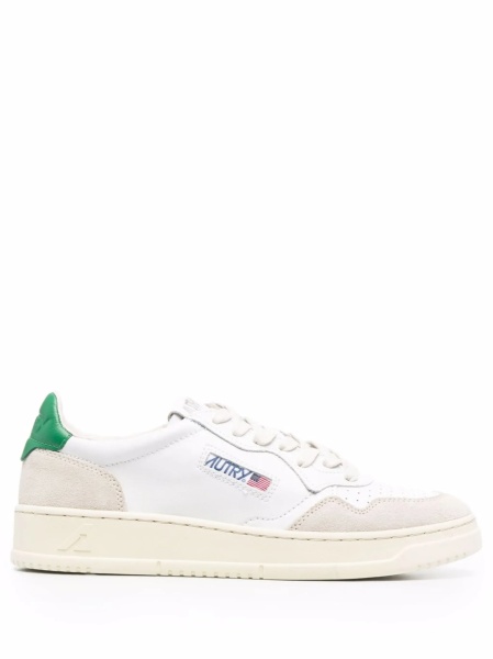 Sneakers AUTRY albi din piele
