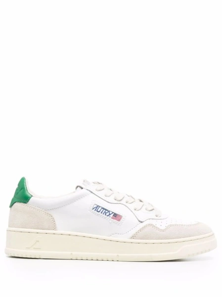 Sneakers AUTRY albi din piele
