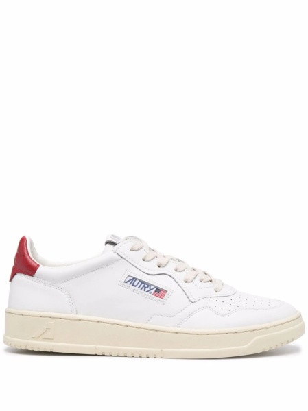 Sneakers AUTRY albi din piele