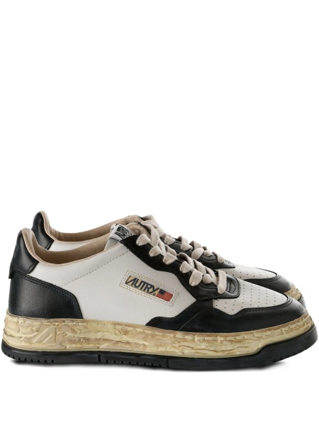 Sneakers AUTRY albi din piele