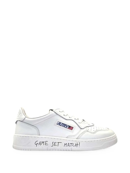 Sneakers AUTRY albi din piele