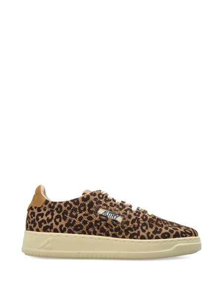 Sneakers AUTRY maro din material textil