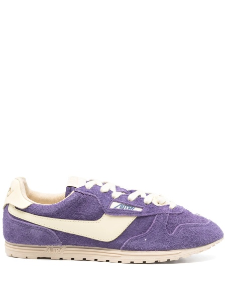 Sneakers AUTRY violet din piele intoarsa