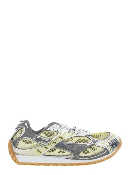 Sneakers Bottega Veneta galbeni din material tehnic