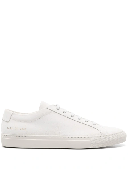 Sneakers Common Projects achilles gri din piele intoarsa