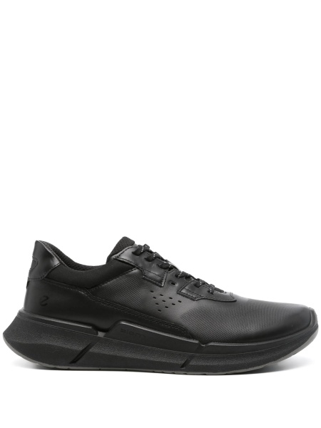 Sneakers ECCO negri din piele si material textil