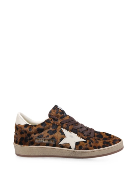 Sneakers Golden Goose ball star maro din par de vitel