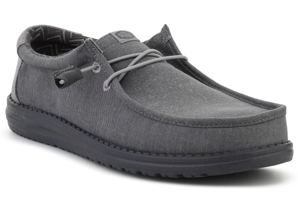 Sneakers HEYDUDE WALLY STRETCH CANVAS BLOCK GRANITE GREY/MULTI