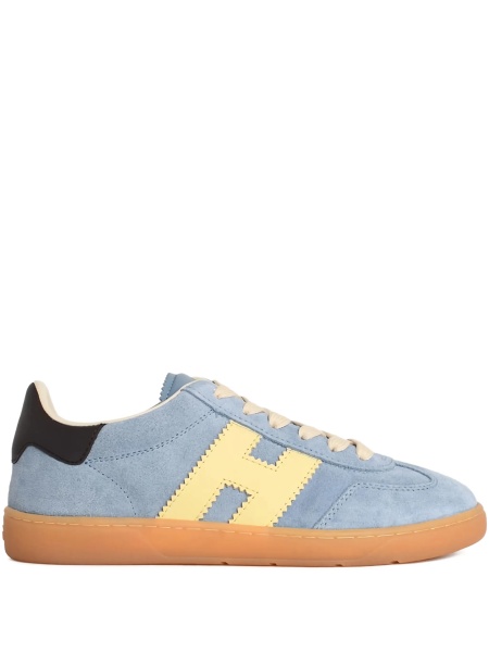 Sneakers Hogan albastri din piele intoarsa