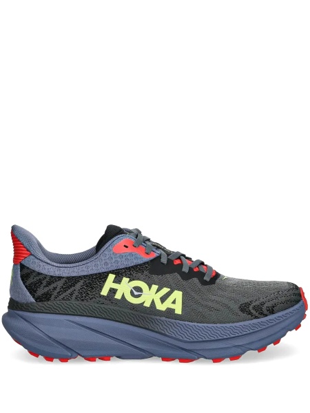 Sneakers Hoka One One gri din material textil si poliuretan