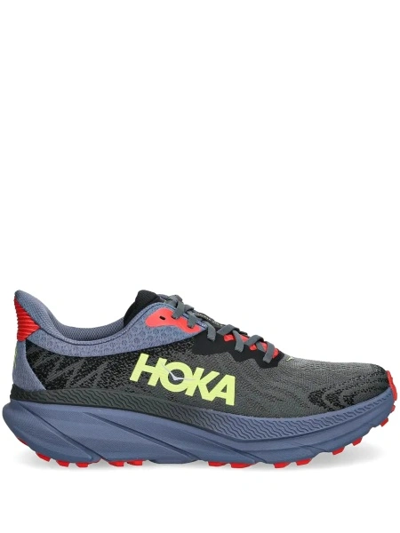 Sneakers Hoka One One gri din material textil si poliuretan