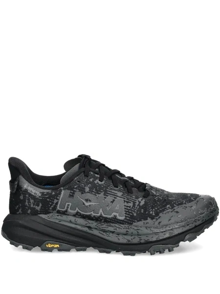 Sneakers Hoka One One negri din material textil