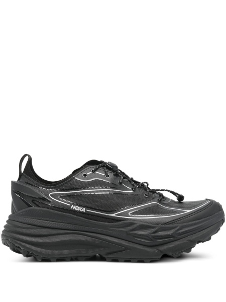 Sneakers Hoka One One negri din poliuretan si material textil