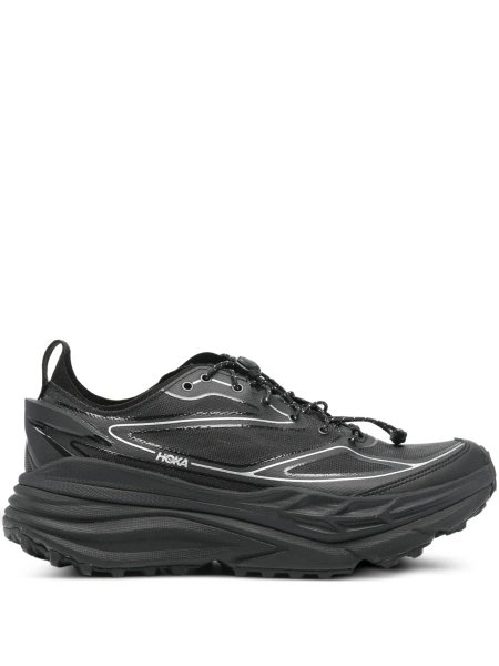 Sneakers Hoka One One negri din poliuretan si material textil