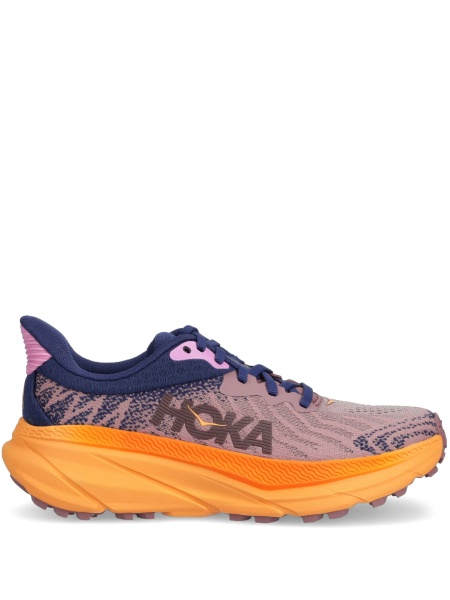 Sneakers Hoka One One roz din material textil