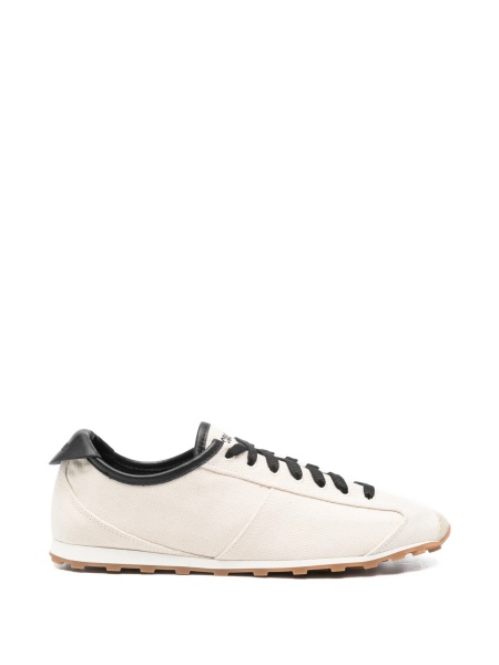 Sneakers JACQUEMUS neutri din bumbac organic