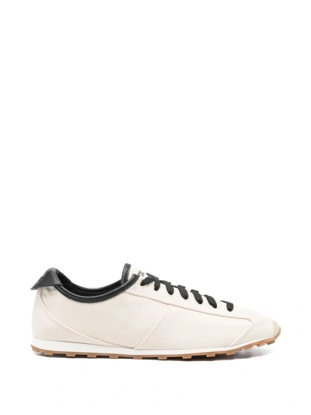 Sneakers JACQUEMUS neutri din bumbac organic