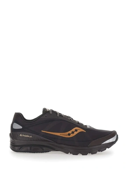 Sneakers 'KINVARA 1' brown Sneakers with side logo in fabric unisex