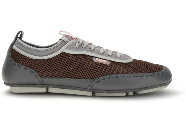 Sneakers Leather and mesh Sneakers by Fendi