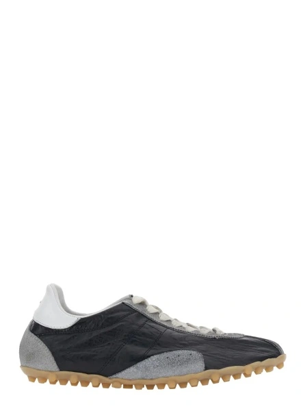 Sneakers Maison Margiela negri din piele