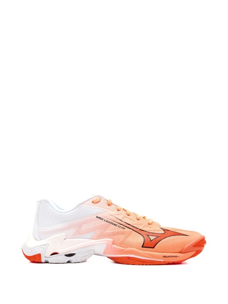 Sneakers Mizuno portocalii din poliuretan si material textil