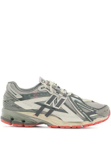 Sneakers New Balance gri din plasa si piele