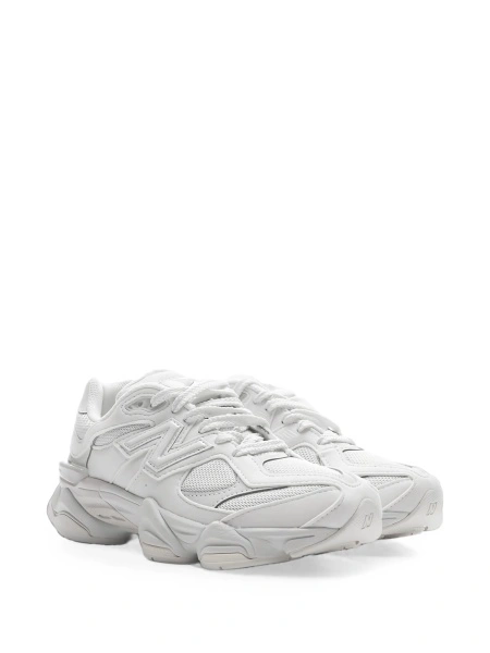 Sneakers New Balance Kids albi din piele intoarsa si material textil
