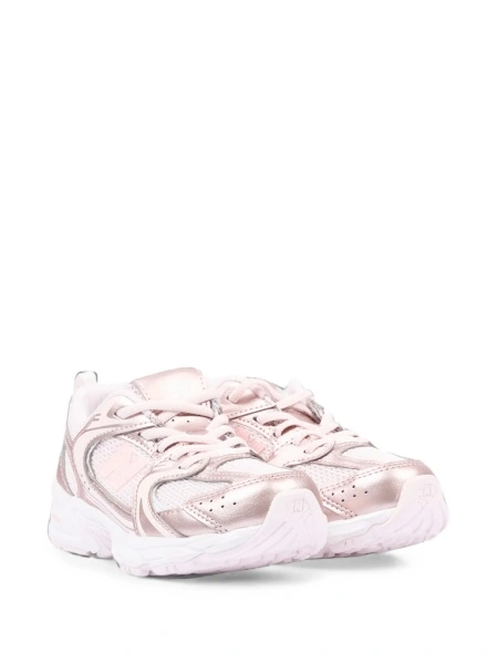 Sneakers New Balance Kids roz din fibre si piele