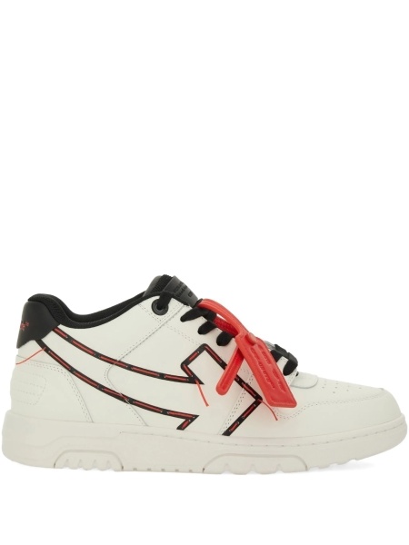Sneakers Off-White albi din piele si poliester reciclat