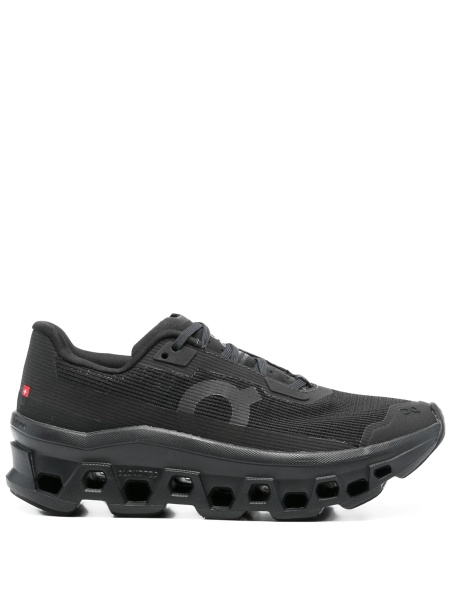 Sneakers On Running negri din poliuretan si material textil