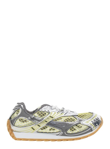 Sneakers 'Orbit' Yellow Sneaker with Logo Lettering Detail in Tech Fabric women