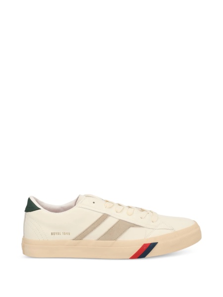 Sneakers Pro-Keds neutri din piele si piele intoarsa