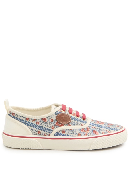 Sneakers Valentino Garavani neutri din bumbac