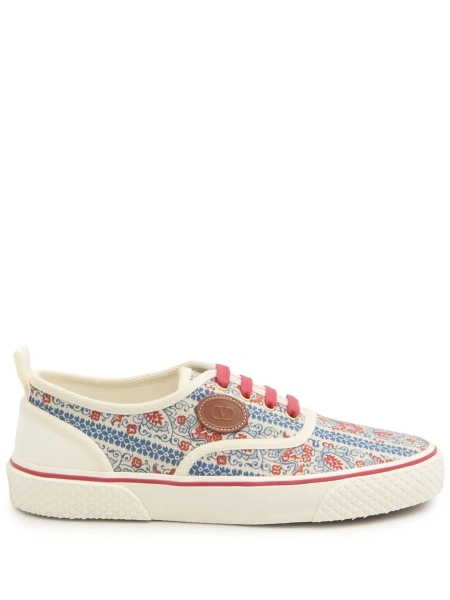 Sneakers Valentino Garavani neutri din bumbac