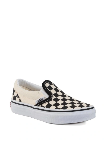 Sneakers Vans albi din material textil