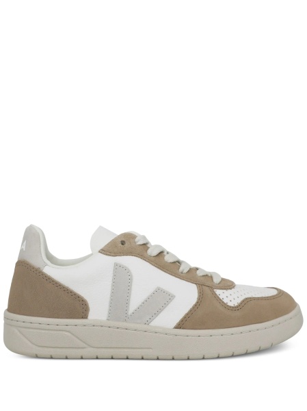 Sneakers VEJA neutri din material textil si piele