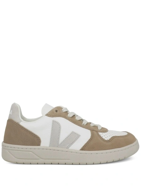 Sneakers VEJA neutri din material textil si piele