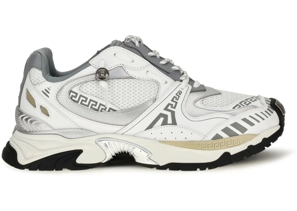 Sneakers Versace multicolor din mesh si piele