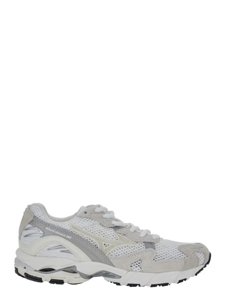 Sneakers 'WAVE RIDER' White Sneaker with side logo and suede inserts in Tech Fabric unisex