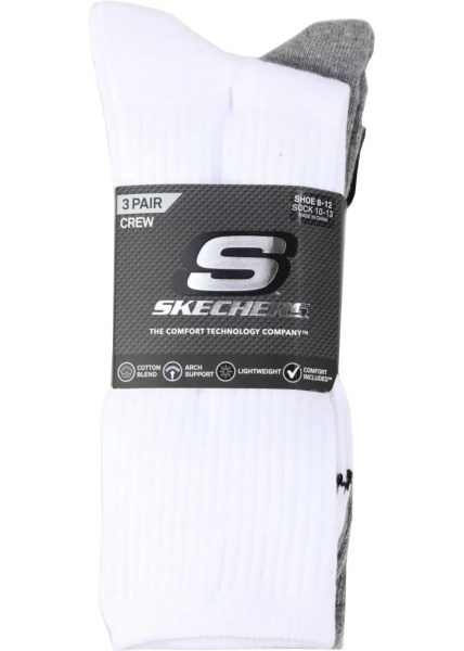 Sosete 3pk Unisex Non Terry Crew