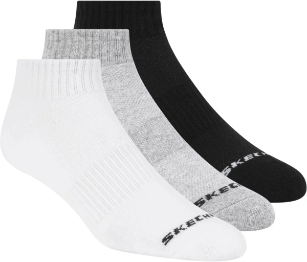 Sosete 3pk Unisex Terry Qtr Crew