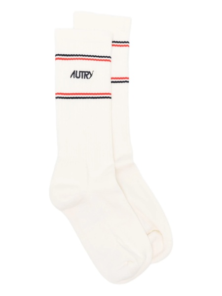 Sosete Autry X Maison Kitsune albe