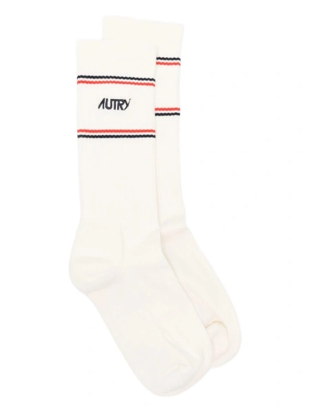 Sosete Autry X Maison Kitsune albe