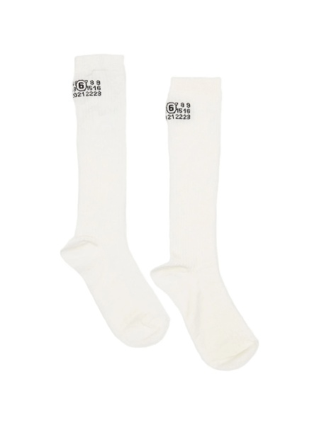 Sosete MM6 Maison Margiela albe